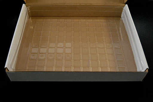 ref.20501:Bandeja interior de plástico para cajas de pastelería