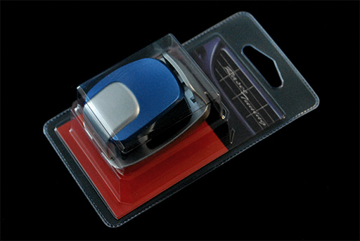 ref.21001d:Packaging blíster sellado para portagafas de coche